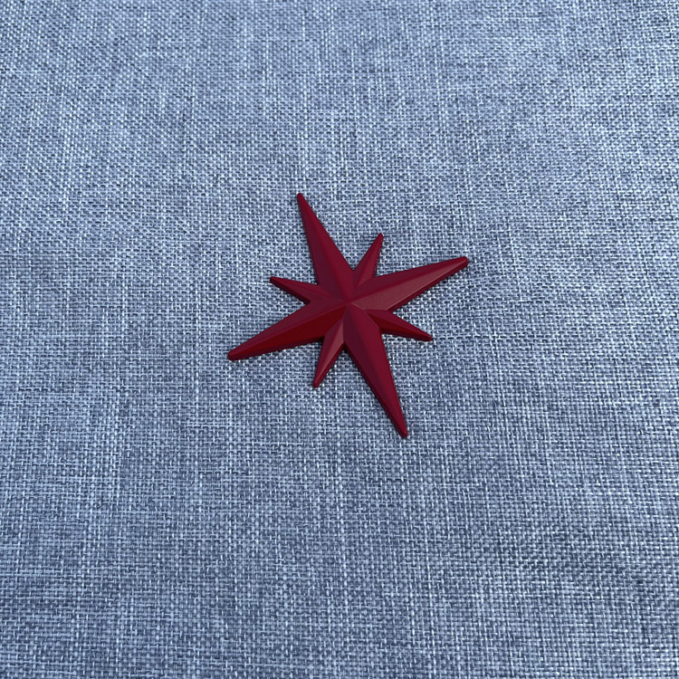 Автомобилен стикер за каросерия от Good Lili, 3D стикер, модел растения и цветя, лепилен монтаж, декоративна осмоъгълна звезда на задния капак