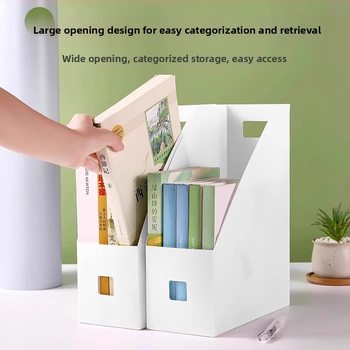 Sulgenduv raamatualus lauale – plastmassist hoiukast, 2 L maht, vertikaalne lauaorganisaator, jaapani stiil