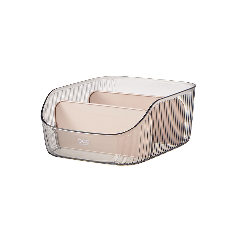 Kolmeosaline kosmeetika hoiukarp – kerge luksuslik lauaorganisaator huulepulkade ja naha hoolduse jaoks (PET plast, 2L, mudel BDO-6306)