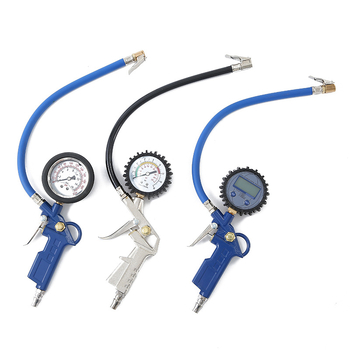 Chenqi skaitmeninis padangos slėgio matuoklis su PSI ekranu, diapazonas 0-220 psi, tikslumas 0,05, metalo korpusas