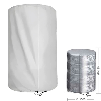 Acoperire pentru roata de rezervă din pânză Oxford, model RF-113, cu logo personalizat