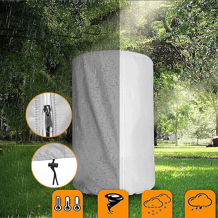 Acoperire pentru roata de rezervă din pânză Oxford, model RF-113, cu logo personalizat