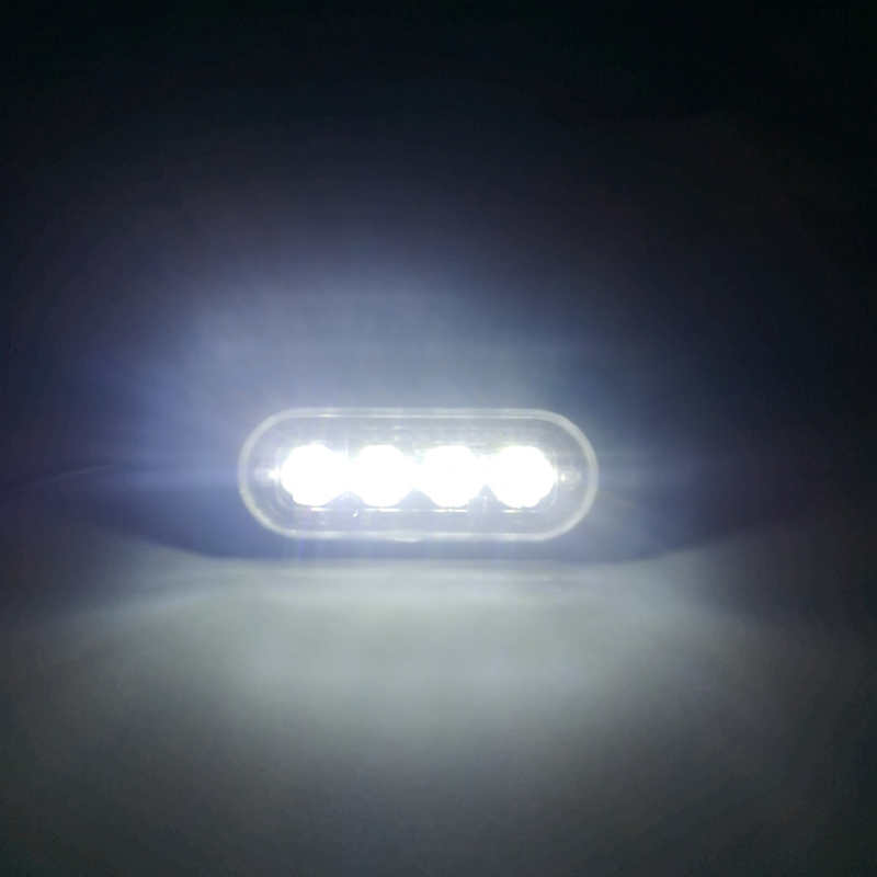 Странично LED предупредително светло за автомобил Bd-4led 12-24V 4W 3030 LED, 5000h, универсално