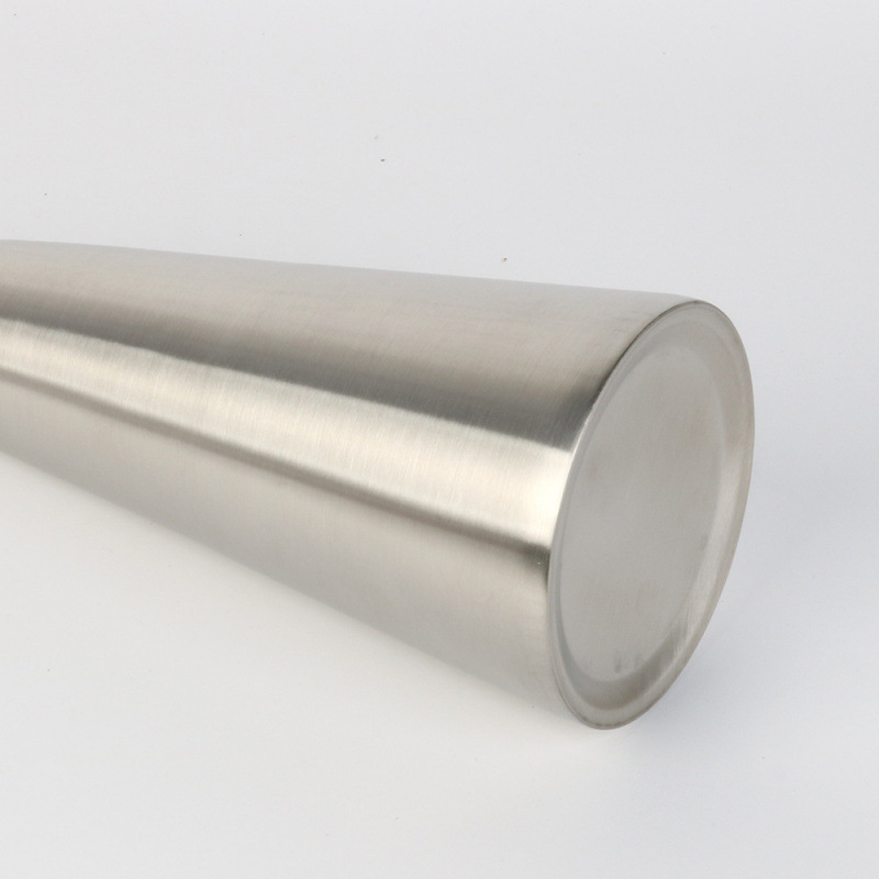 Doser sapuna od nehrđajućeg čelika 304, ručni pritisak, polirana površina, 210 g, moderan minimalistički stil