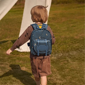 PU materjalist veekindel laste seljakott, ülikerge, selja kaitsega, sobib lasteaeda