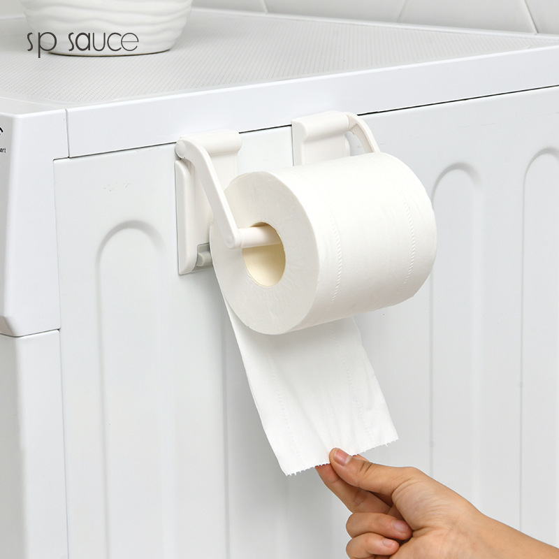 SP Sauce Magnetický kuchynský držiak na papierové utierky, potravinársku fóliu, alobal, vrecká a handričky – z plastu, lesklý povrch, moderný a jednoduchý štýl