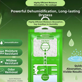 Ome Desikantų Drėgmės Šalinimo Dėžutė – Džiovinimas ir Drėgmės Kontrolė, Namų ir Bendrabutyje Naudojimui, 200 vnt., Kilmė Zhejiang, Pakuotė: Maišelis
