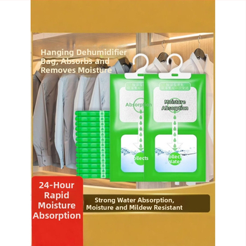 Ome Desikantų Drėgmės Šalinimo Dėžutė – Džiovinimas ir Drėgmės Kontrolė, Namų ir Bendrabutyje Naudojimui, 200 vnt., Kilmė Zhejiang, Pakuotė: Maišelis