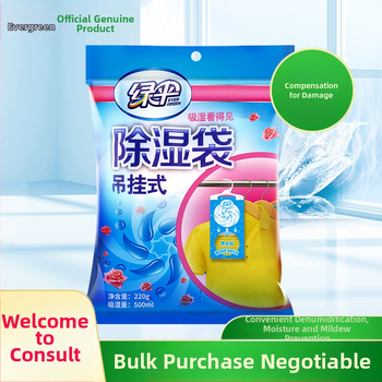 Green Umbrella pakabinamasis desikantas drabužių spintoje, drėgmės sugerėjas, 220 g, 24 vnt., pakabinimo būdas