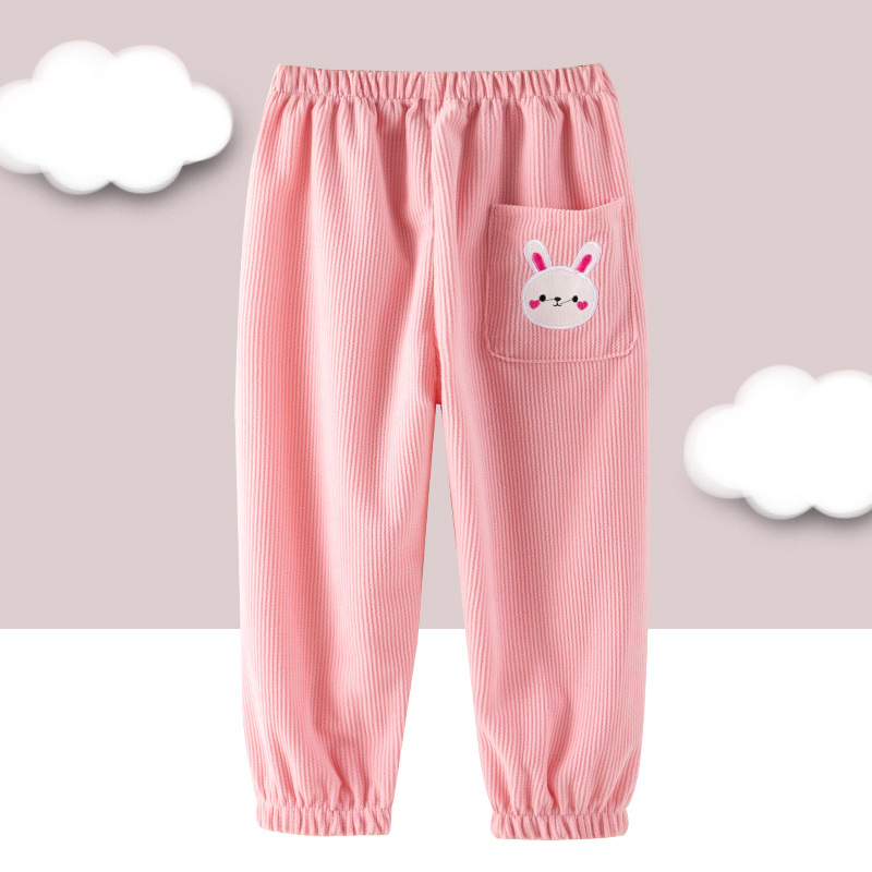 Gyerekek téli corduroy overpantok, vízálló, uniszex, rajzfilm mintázat, poliészter, 3–8 évesek, magasság 66–140 cm