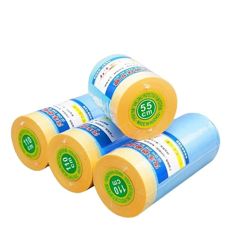 Φιλμ κάλυψης αυτοκινήτου για βαφές με υψηλή θερμοκρασία, χωρίς ραφές και ηλεκτροστατική πρόσφυση; φιλμ από χαρτί+PE, πάχος 60–70 μm, βάση από υφασμένη χαρτί, διαπερατότητα 80%