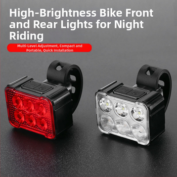 Priekiniai ir galiniai dviračių žibintai kalnų dviračiams – naktinis važiavimas, įspėjimo šviesa, pritaikytas apdorojimas; Prekės ženklas: Kitas; Nėra importuotas; Tinka privatiniam ženklui