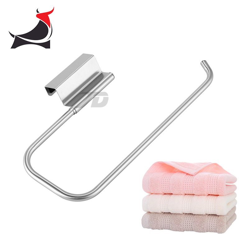 Nerūdijančio plieno virtuvės popieriaus laikiklis — kvadratinė forma, šlifuotas paviršius, šiuolaikinis paprastumas