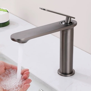 Vannitoa valamukraan, roostevabast terasest, mudel 59965, töökord 0–90°C, DN15 ühendused