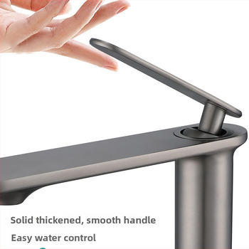 Vannitoa valamukraan, roostevabast terasest, mudel 59965, töökord 0–90°C, DN15 ühendused