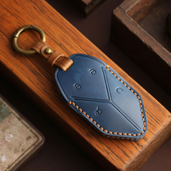Auto võtme ümbris Leopard 5 Discovery Edition, tõeline veisnahk, retro stiil, kohandamine saadaval