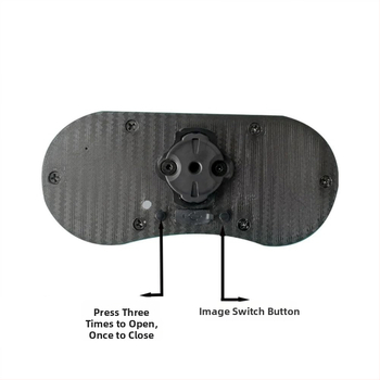 Velosipēda astes lukturs Devil Eye – uzlādējams, bezvadu, dubultā LED, ABS korpuss, 5V 2W