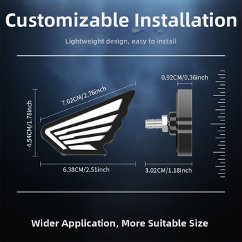 Motociklo LED sparno Eagle Eye šviesa – LED šviesos šaltinis, 12V, atsparus vandeniui, ABS korpusas, modelis motor236