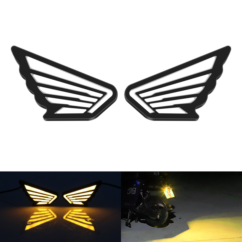 Lumină pentru motocicletă LED Wing Eagle Eye – sursă LED, 12V, impermeabil, carcasă ABS, model motor236