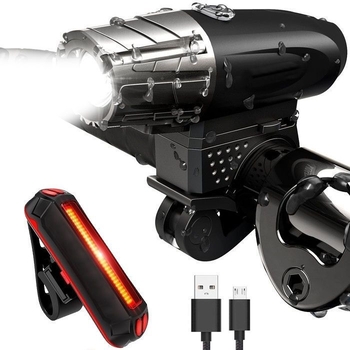 Prednja svjetiljka za bicikl s punjenjem, za noćnu vožnju, jarko svjetlo, osvjetljenje za planinski bicikl