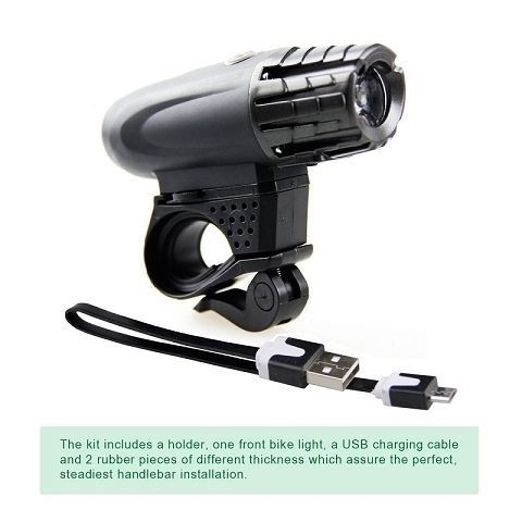 Prednja svjetiljka za bicikl s punjenjem, za noćnu vožnju, jarko svjetlo, osvjetljenje za planinski bicikl