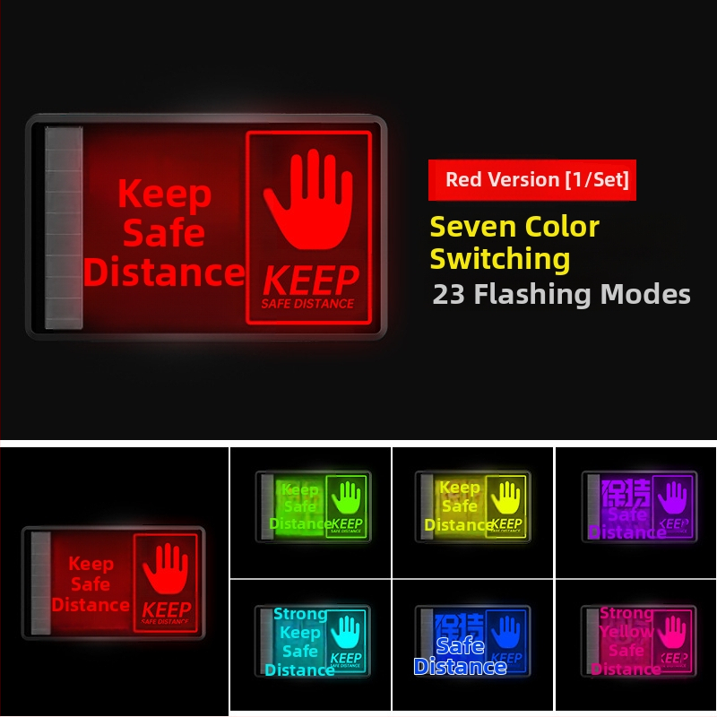 Maihui LED galinis žibintas WD-370, saulės energija, 3V, ABS korpusas, universalus tvirtinimas