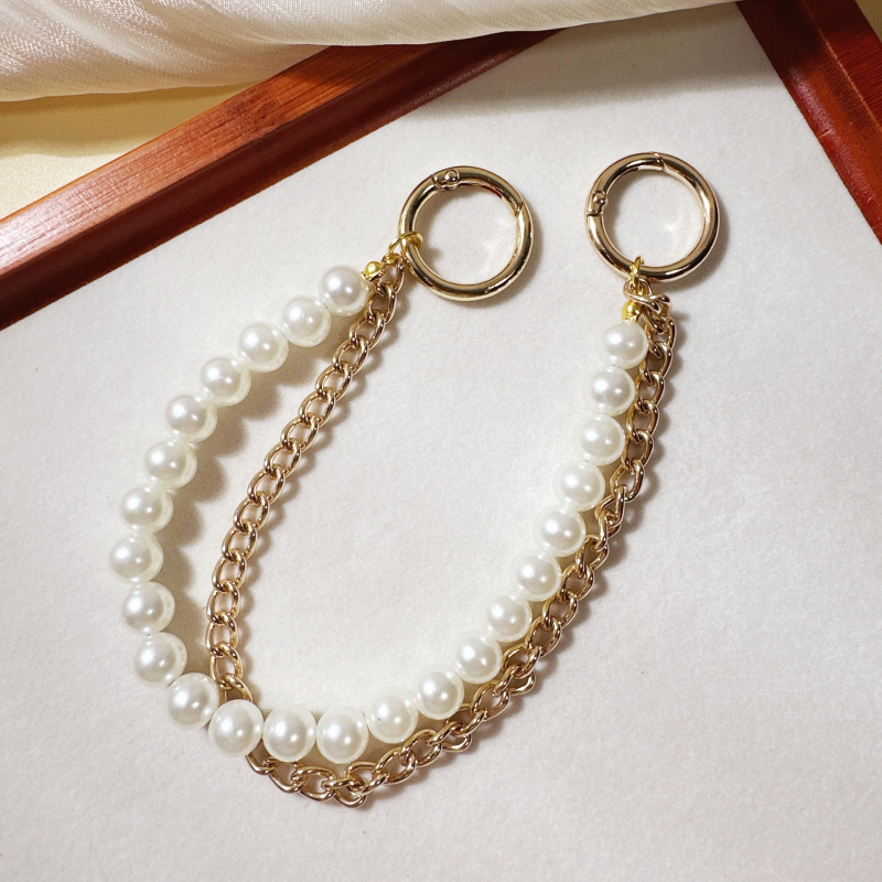 Auto võtme ripats pärlketiga, viljakujuline muster, sulam, elektrogalvaniseerimine