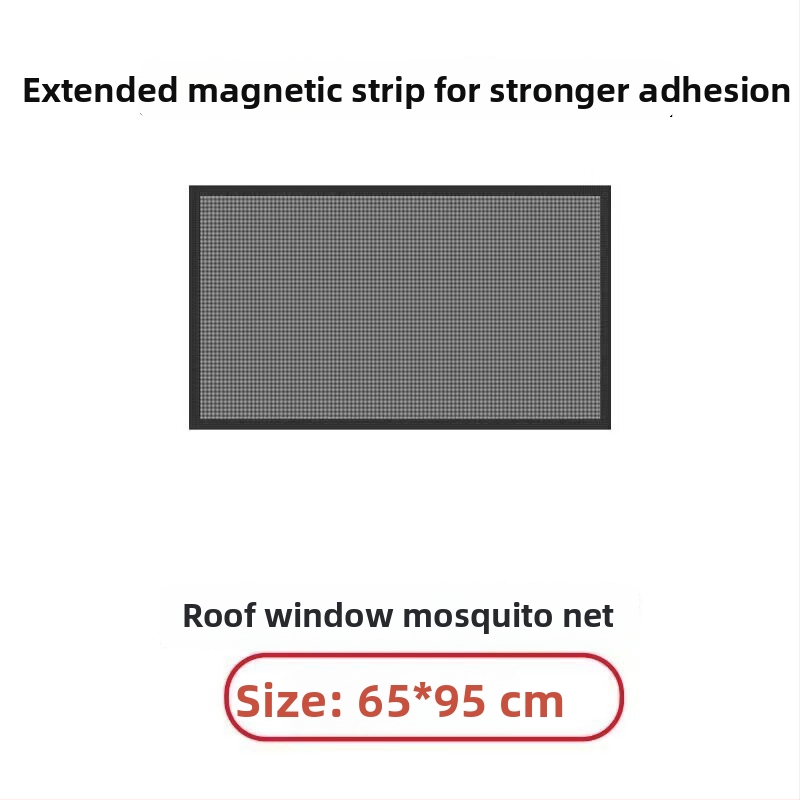 Automobilio lango uodų tinklas su saulės stogo tinkleliu – magnetinis tvirtinimas, pusiau skaidrus tinklas, medžiaga: tinklas + minkštas magnetas, universalus suderinamumas