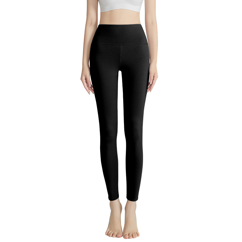 Moterų aukšto liemens medvilninės termo kelnes, 95–100% medvilnė, antibakterinės, šiltos, pilvo palaikymas, vieno sluoksnio