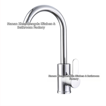 Nerūdijančio plieno virtuvinis čiaupas su karšto ir šalto vandens maišymu, vertikalus montavimas, pakeliamas atidarymas, keraminiu disko vožtuvu