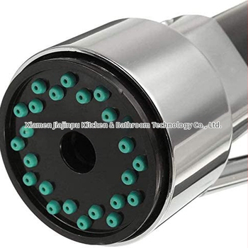 Ištraukiamas virtuvės čiaupas, ABS korpusas, 6 kg nominali jėga, maksimali temperatūra 70°C, varinės vožtuvo šerdies, CUPC sertifikuotas