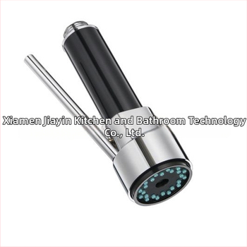 Ištraukiamas virtuvės čiaupas, ABS korpusas, 6 kg nominali jėga, maksimali temperatūra 70°C, varinės vožtuvo šerdies, CUPC sertifikuotas