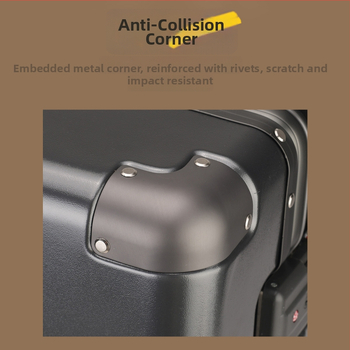 Reisikohver ABS+PC korpusega, universaalsed rattad, unisex disain, tavaline kombinatsioonlukk, polüestervooder, kulumiskindel, kuiv-märg eraldus