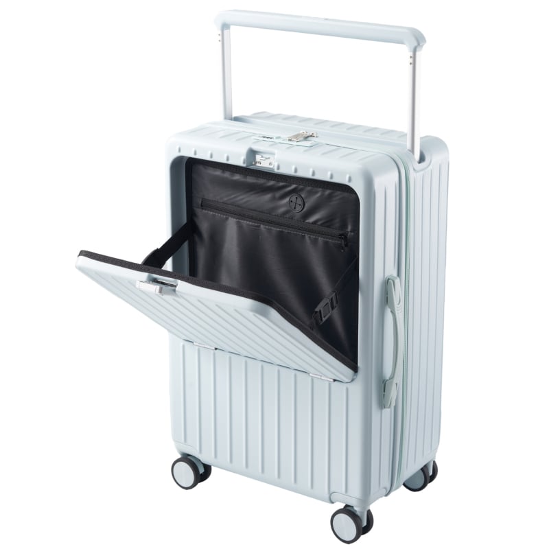 Sagitar käsipagas eesmise avamisega, ABS+PC materjal, USB-liides, universaalsed rattad, kaal 3,25 kg