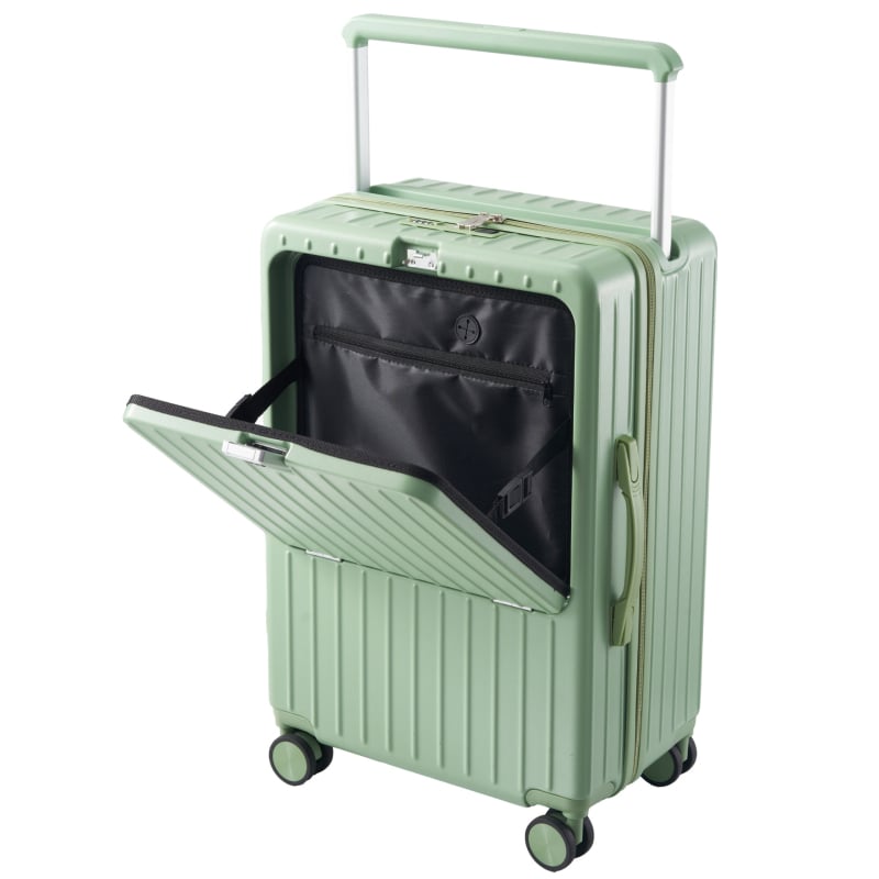 Sagitar käsipagas eesmise avamisega, ABS+PC materjal, USB-liides, universaalsed rattad, kaal 3,25 kg