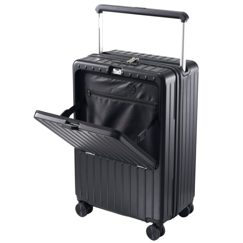 Sagitar käsipagas eesmise avamisega, ABS+PC materjal, USB-liides, universaalsed rattad, kaal 3,25 kg