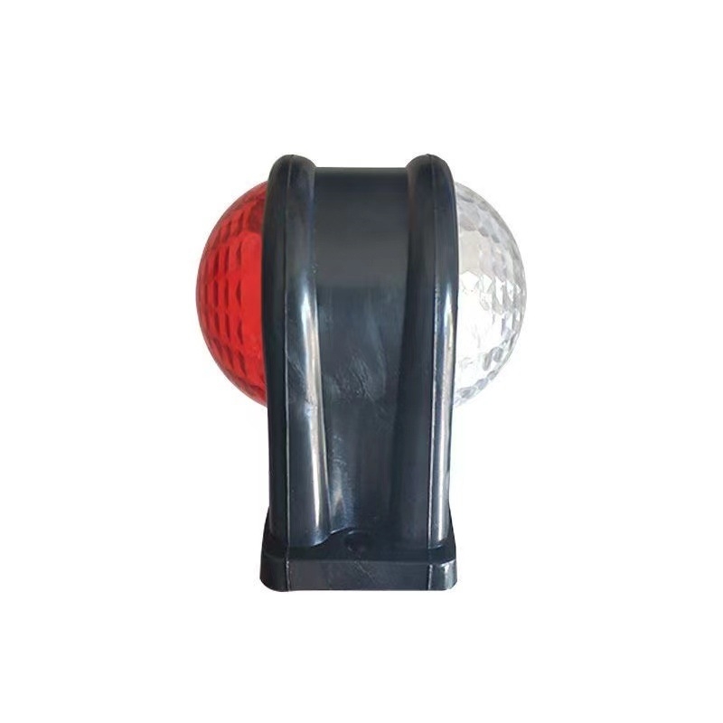 Камион 14-LED двуцветен странично-заден светлинен сигнал MK-158, 12-24V, LED, ABS+PC, 2000–4000K, живот 50000ч