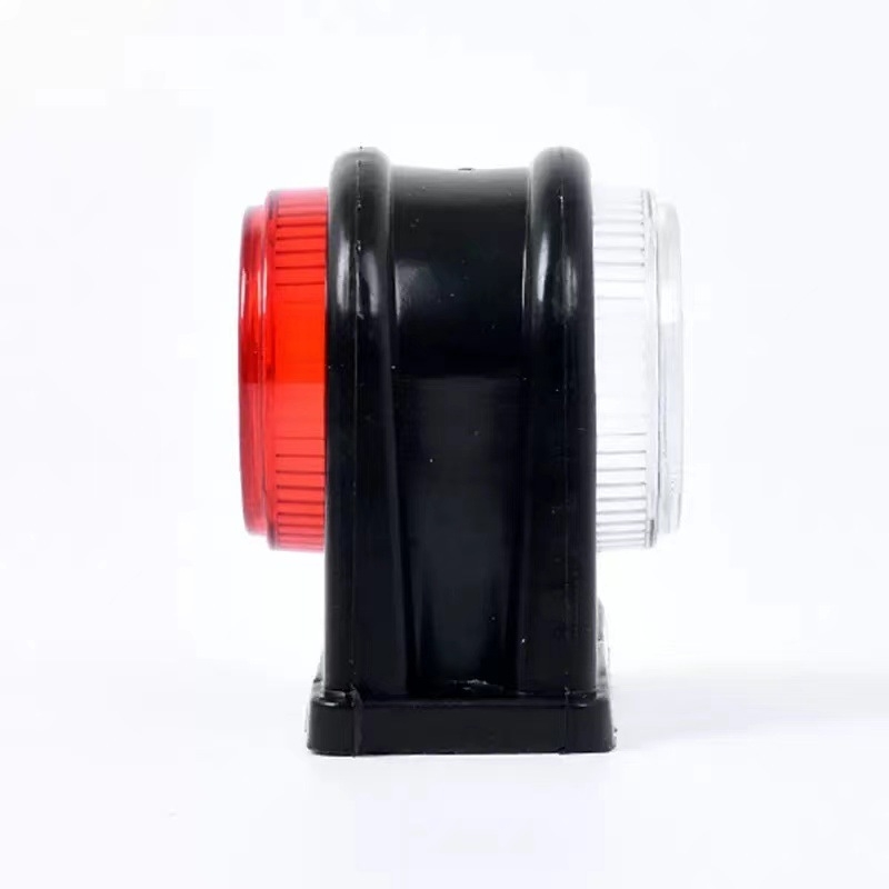 Камион 14-LED двуцветен странично-заден светлинен сигнал MK-158, 12-24V, LED, ABS+PC, 2000–4000K, живот 50000ч