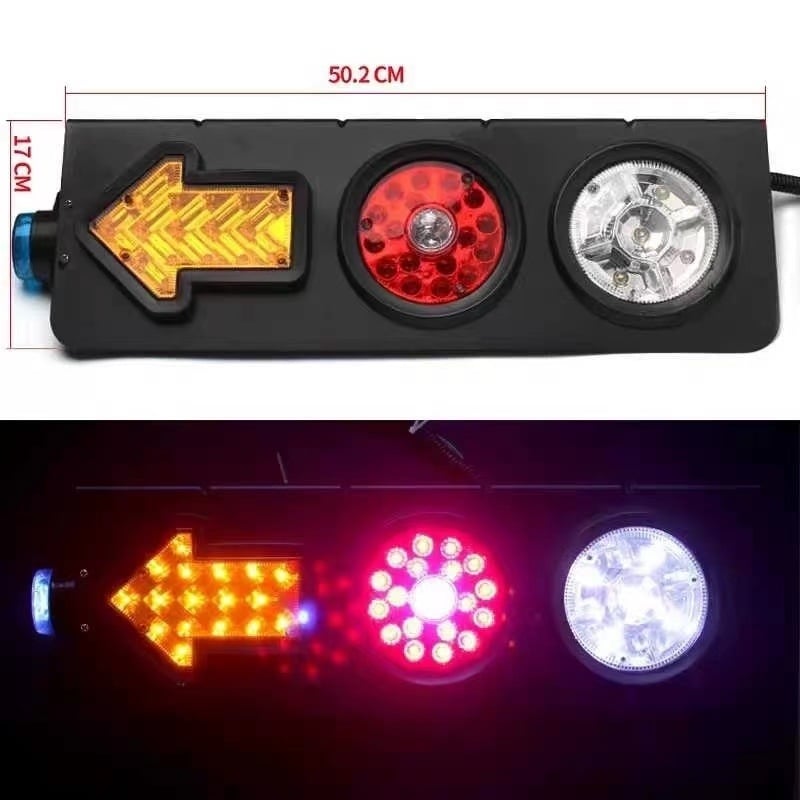 LED задно светло за CIMC камиони, 24V, ABS корпус, LED източник на светлина