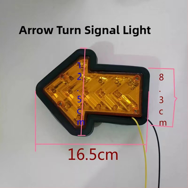 LED galinis žibintas CIMC sunkvežimiams, 24V, ABS korpusas, LED šaltinis