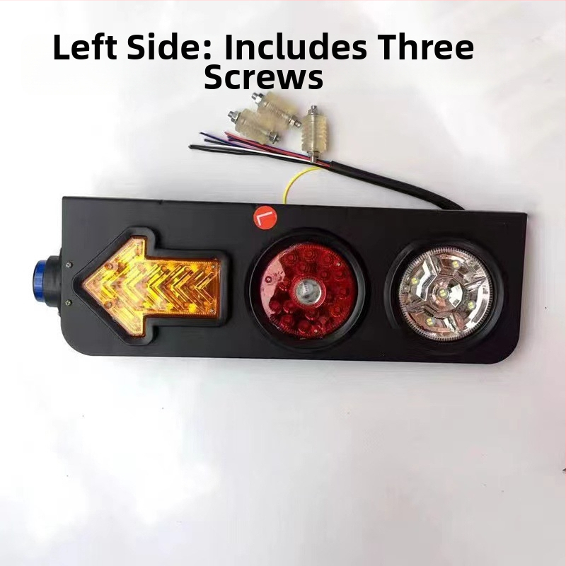 LED galinis žibintas CIMC sunkvežimiams, 24V, ABS korpusas, LED šaltinis