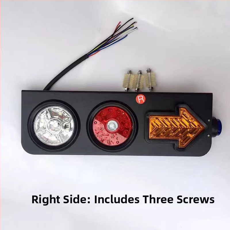 LED galinis žibintas CIMC sunkvežimiams, 24V, ABS korpusas, LED šaltinis