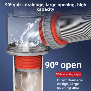 Köögivalamu drenaažitarvikud, sirgejooneline vorm (Bränd: Chaochen; Mudel: ZC-16800904; Materjal: ABS)