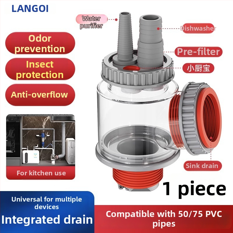 Köögivalamu drenaažitarvikud, sirgejooneline vorm (Bränd: Chaochen; Mudel: ZC-16800904; Materjal: ABS)