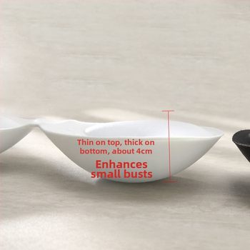 Nylonový bezramenný podprsenka s hrubými tvarovanými košíčkami, plné krytie, priedušný vestový štýl