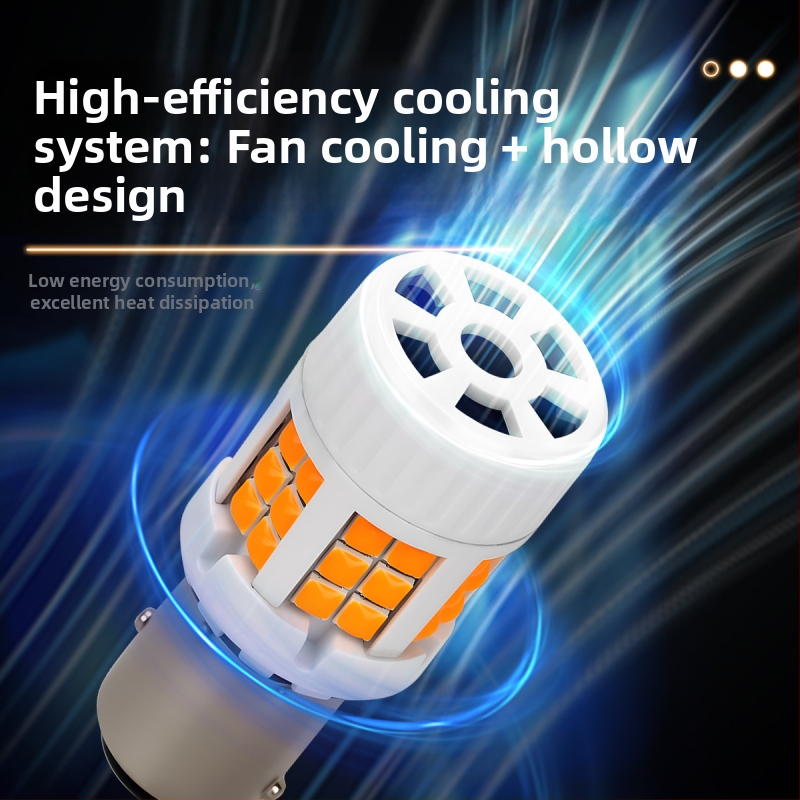 Automašīnas LED signāla gaisma Ba15s/BA15s/1157, alumīnijs, universāla