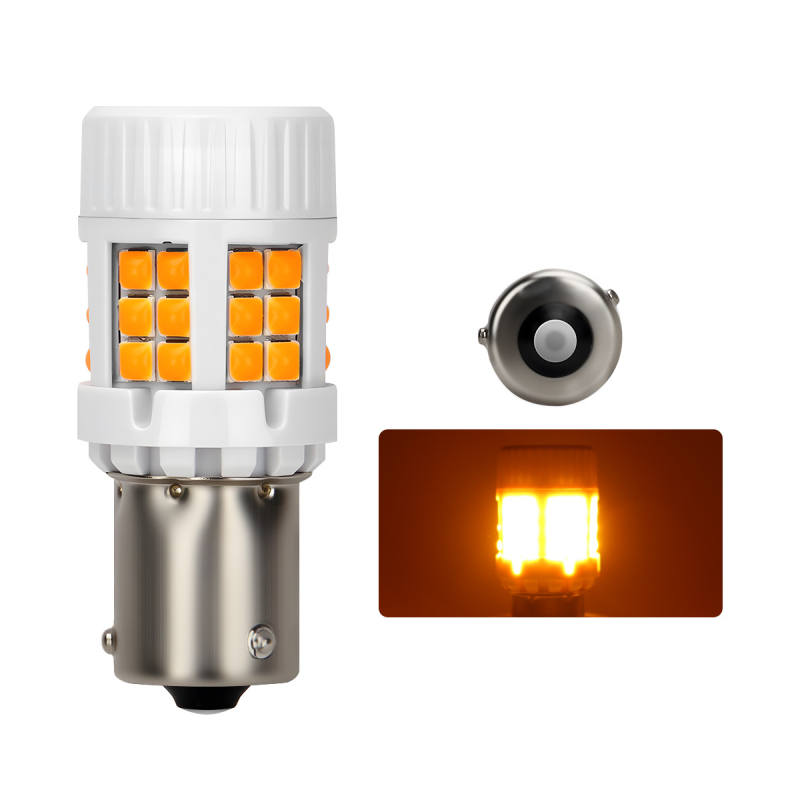 LED сигнал за автомобил Ba15s/BA15s/1157, алуминий, универсална съвместимост