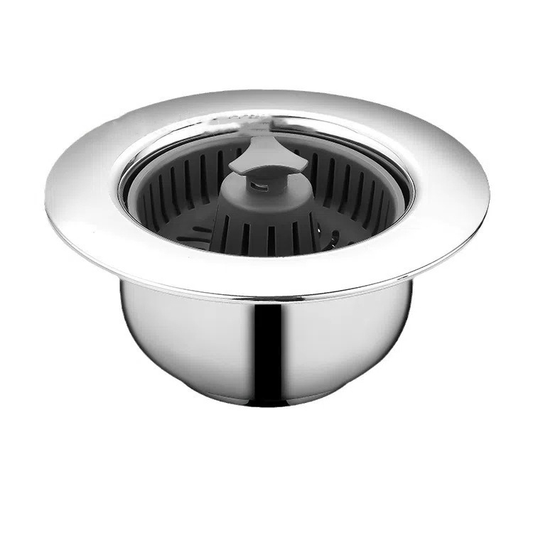 ABS filter pre odtok drezu s uzáverom proti zápachu, anti-upchatie jadro, model A145, 78 g, balené v krabici