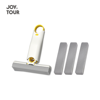 Mini kokkupandav mop koos käsnaga peaga, PP vars, 70–80% vee eraldusnäitaja