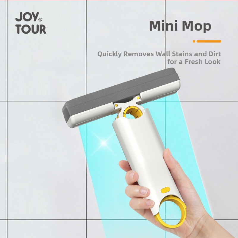 Mini kokkupandav mop koos käsnaga peaga, PP vars, 70–80% vee eraldusnäitaja